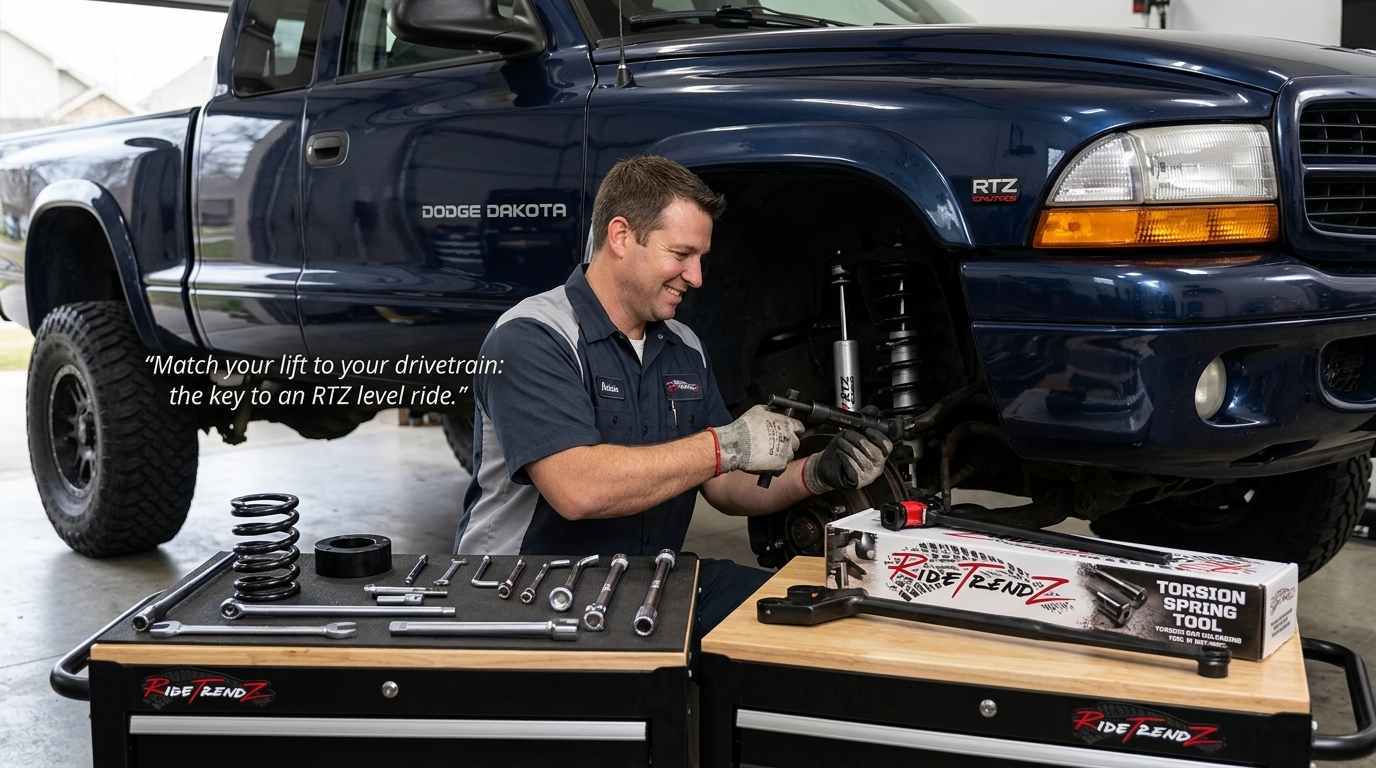 Coil Springs and Coil Spacers, The 2WD Dakota Lift Method