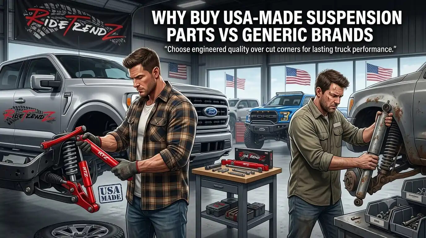Why Buy USA-Made Suspension Parts vs Generic Brands